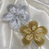 Dalmazio Design CRF Margherita Plisse Metallic Crystal
